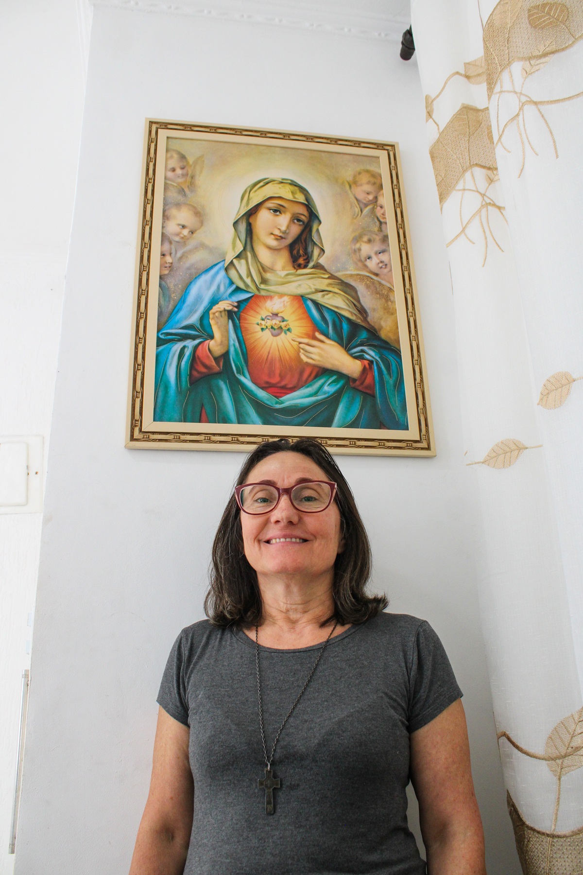 “Eu tenho um respeito de mãe com a Nossa Senhora… Assim como eu tive uma mãe na terra, ela é uma mãe no céu para mim”, diz Lúcia