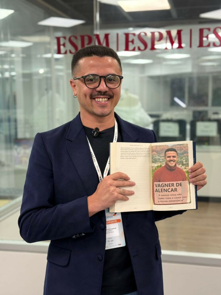 Vagner de Alencar participa do lançamento de livro na Abraji 
