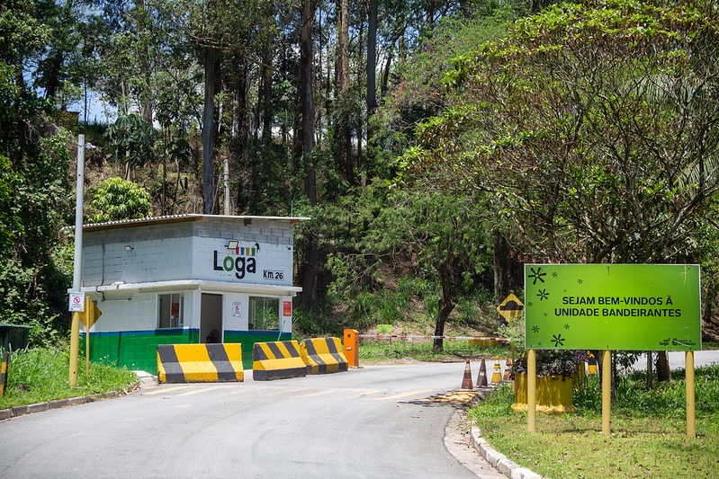 Entrada do Aterro Bandeirantes onde ficaria o incinerador