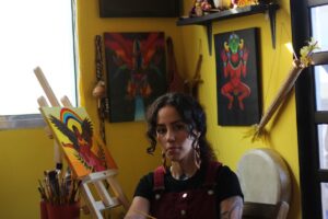 Artista visual do Grajaú retrata mulheres e participa de festival internacional de grafite