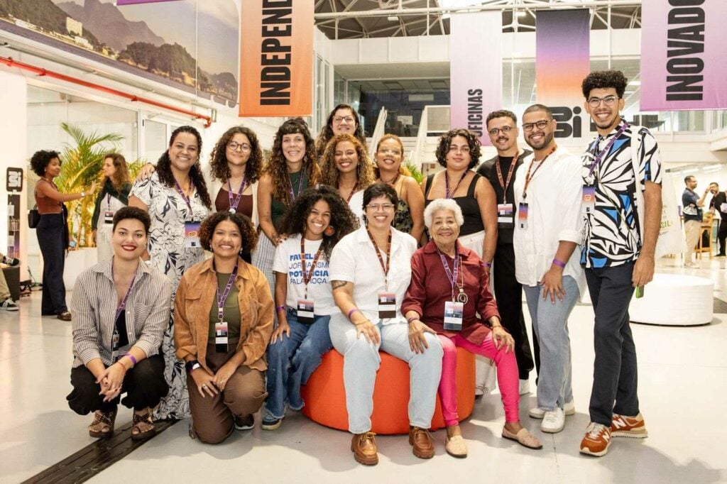 Representantes da Mural e da FAJ acompanham a programação do Festival 3i, no Rio de Janeiro.